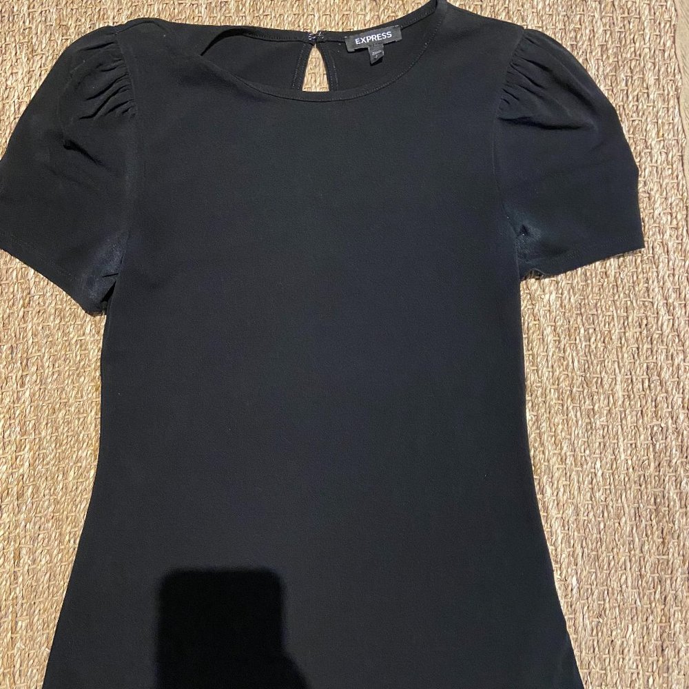 Black Short Sleeve Express Shirt